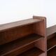 Art deco wall shelf in solid wood
