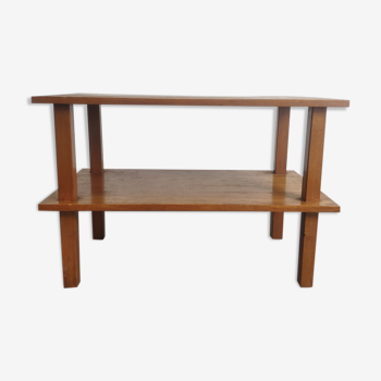 Wooden coffee table with top