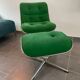 Fauteuil et ottoman Charles Pollock