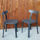2 Chaises All Plastic Chair APC grise par Jasper Morrison pour Vitra,