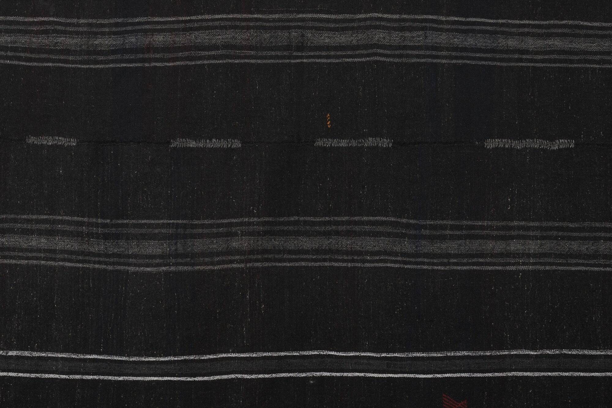 Vintage Turkish kilim handwoven 255x323 cm