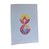 Broderie main sur papier recyclé