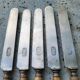 Series of 5 knives steel horn handle
