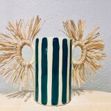 Hand-painted ceramic vase