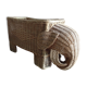 Vintage elephant basket