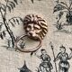 Large metal cache-pot - Chinese decoration - Lion's paws - Very good condition