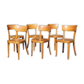 Set 6 chairs bistro Classic Horgen-Glarus Switzerland 30s/50s