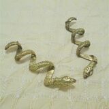 Pair of golden snakes