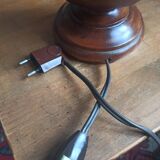 Wooden table lamp