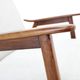 Restored beech armchair from the 1960s, Czechoslovakia