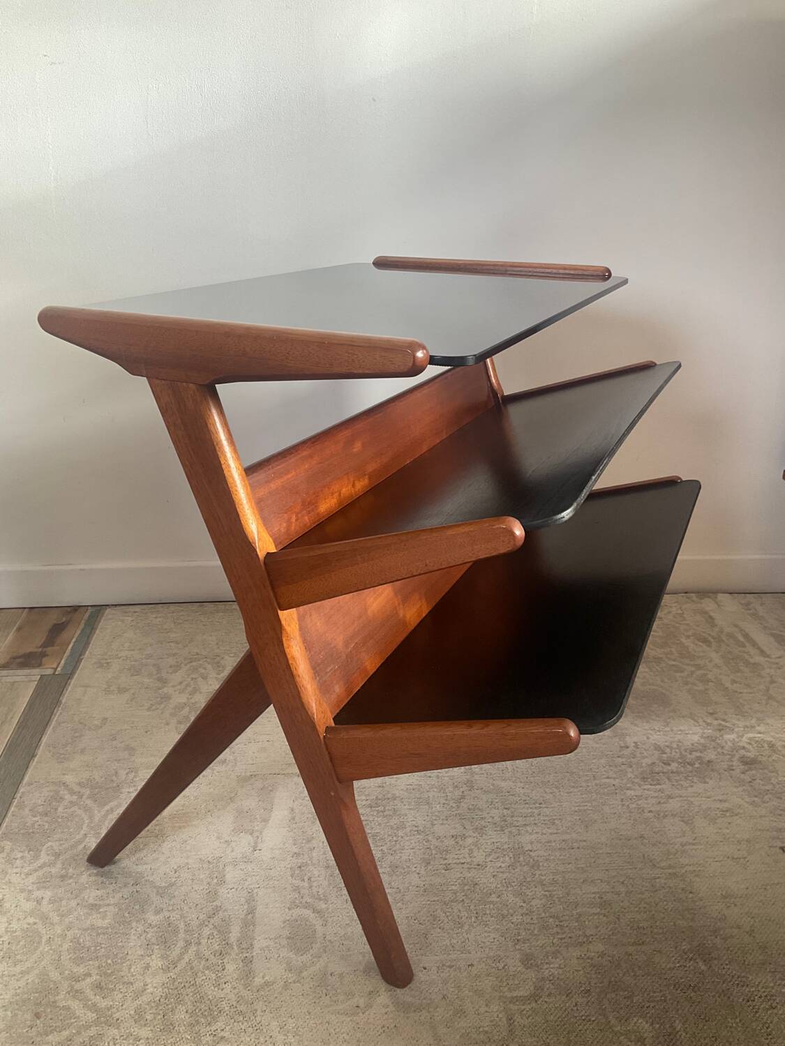 Scandinavian side table from the 60s