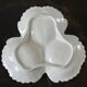 White earthenware plate