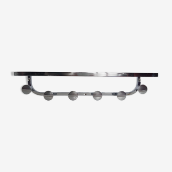 Chrome coat rack