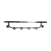 Chrome coat rack