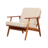 Beech armchair, Danish design, 1970s, production: Denmark