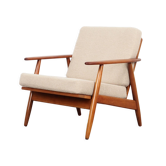 Beech armchair, Danish design, 1970s, production: Denmark