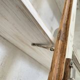 Furniture two body showcase, around 1900.