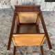 Antique Nightstand Entry Table Cherry Wood 3 Drawers Vintage #D995