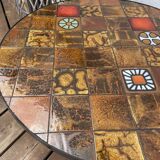 Ceramic coffee table by Jean Gregorieff