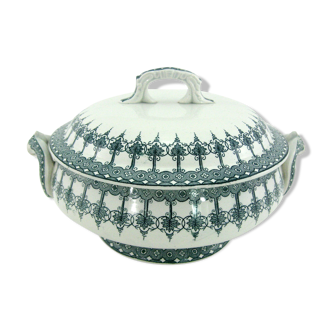 Iron Earth Soup - Blue Grey Persian Décor - Saint Amand and Hamage France Nord