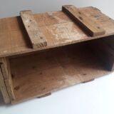 Transport case L58xD30,5xH34cm wood storage
