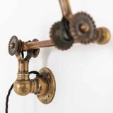 Early brass dugdills wall lamp