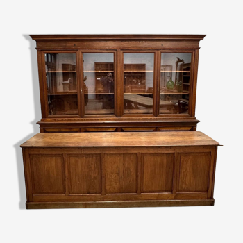Oak Counter Late 19th Century