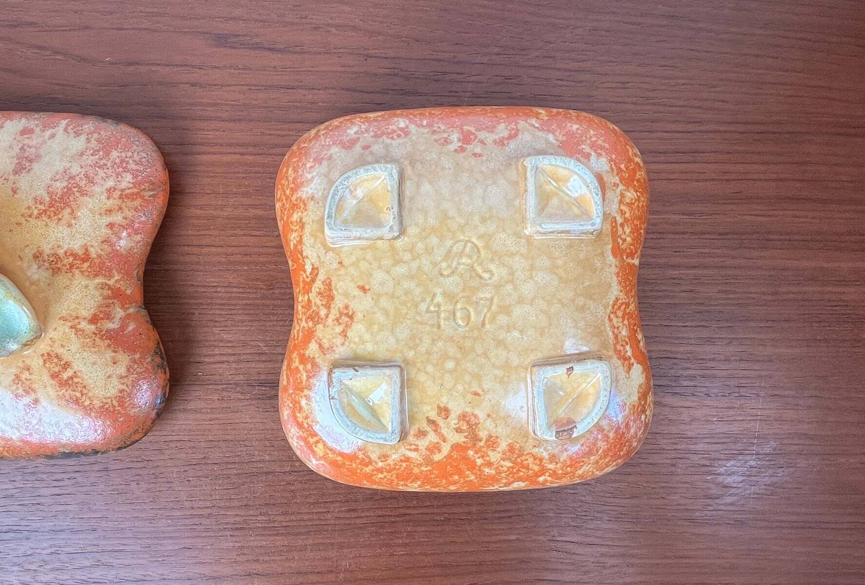 German Art Deco ceramic bowl with lid from Carstens Pottery.