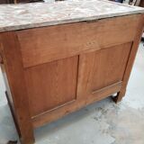 Commode ancienne sculptée en noyer XIX