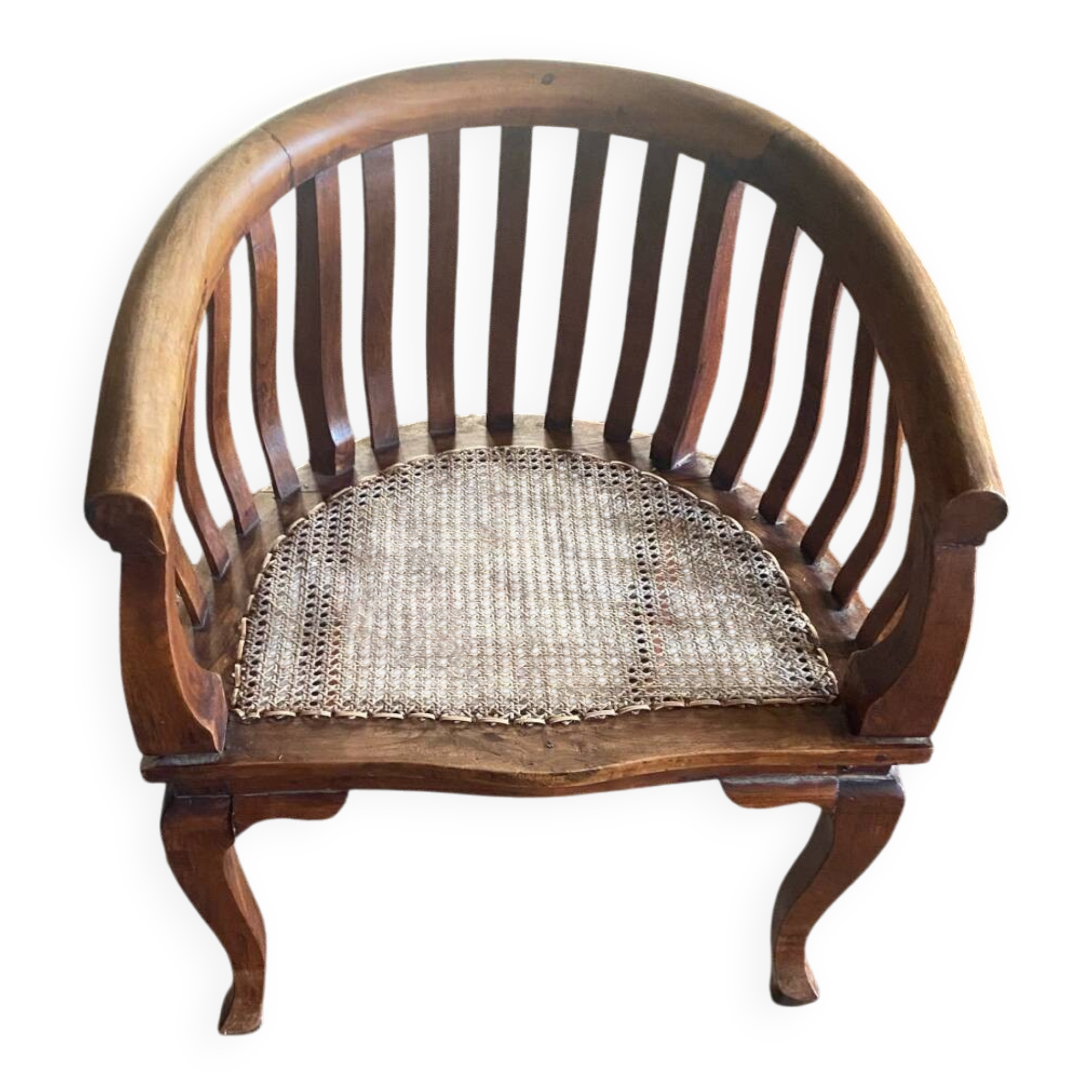 Teak office chair