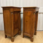 Pair of Empire style bedside tables
