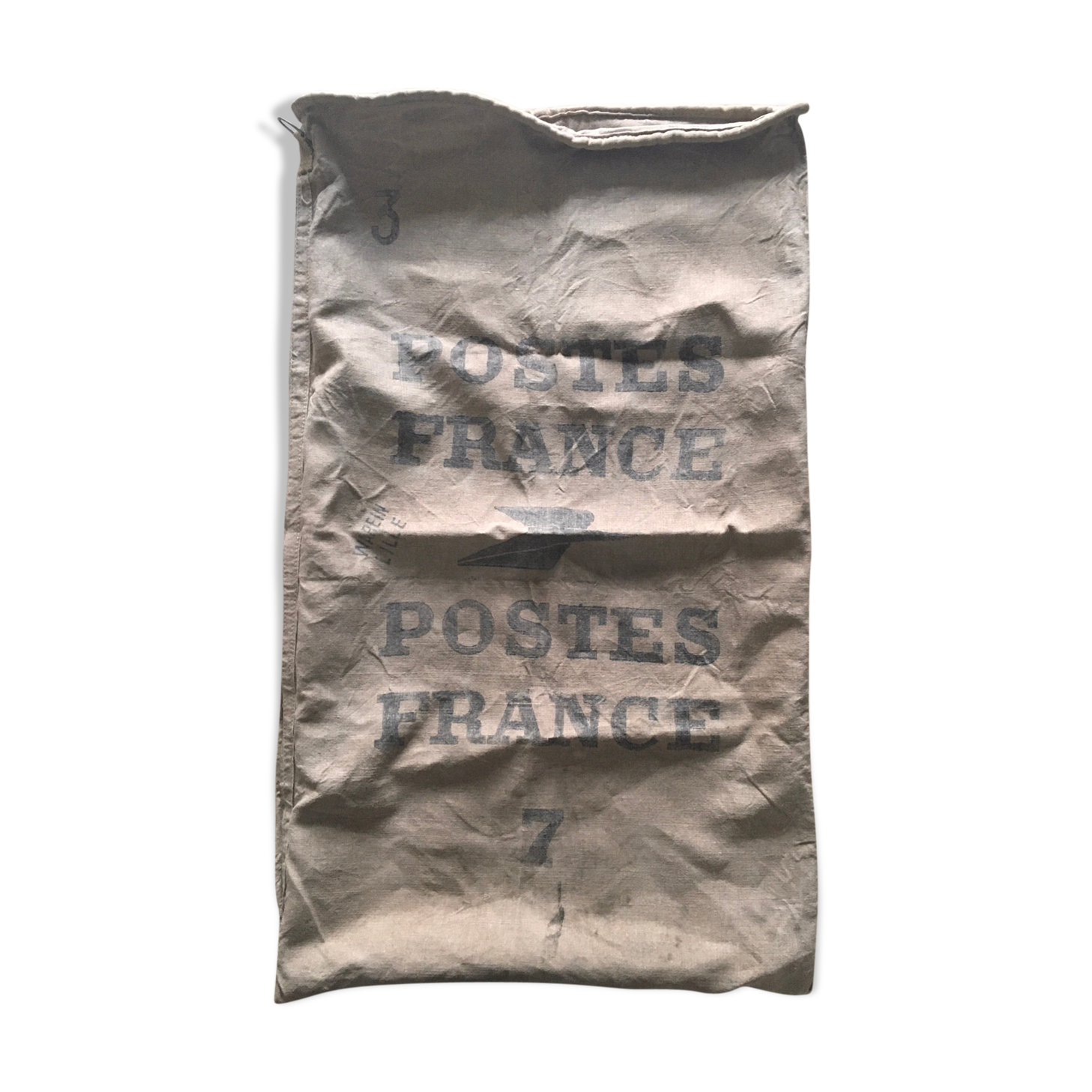 Linen canvas mailbag, 70s