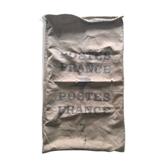 Linen canvas mailbag, 70s