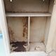 Toilet cabinet pharmacy old mirror tole