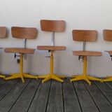 Five chairs of architect