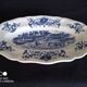 Set of a gravy boat and 2 Sarreguemines ceramic ravines, Derby model