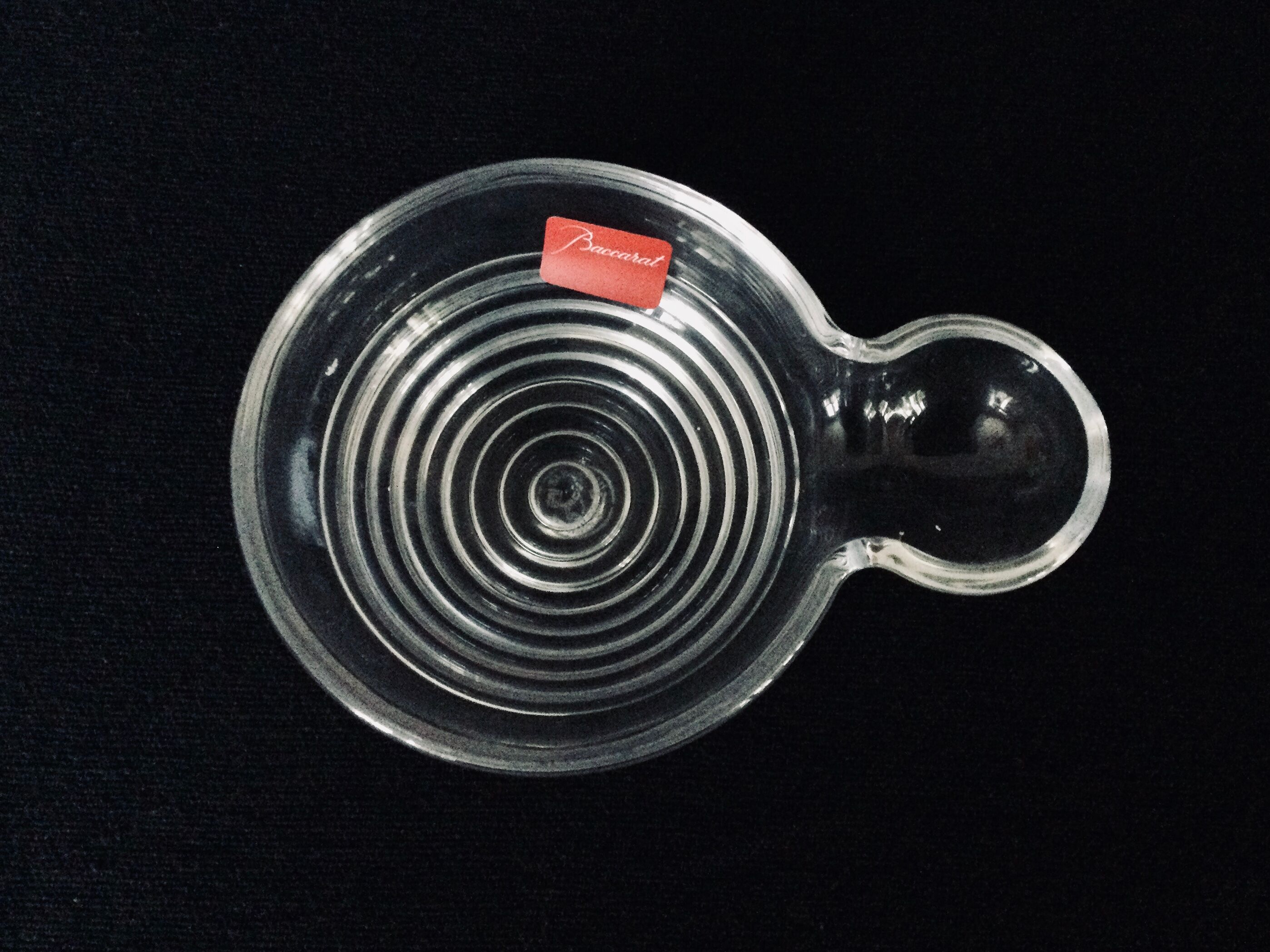 Taste wine / Baccarat crystal ashtray