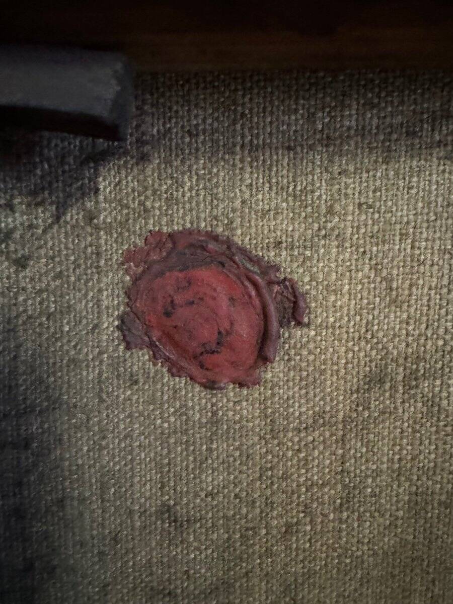 "The Incredulity of Saint Thomas" oil on canvas after the triptych by Rubens, circa 1800.