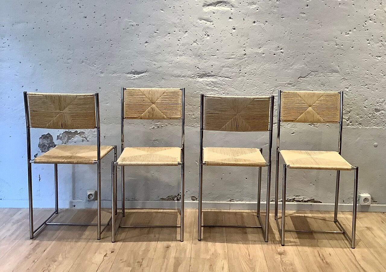 Paludis 150 chairs by Giandomenico Belotti for Alias Italy 1979, set of 4