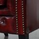 English Cowhide Leather Chesterfield Club Chair