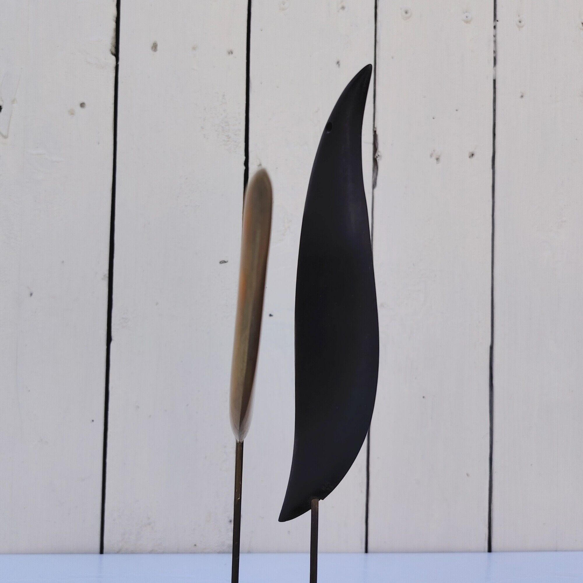 Bronze bird sculpture, signed and numbered, vintage.