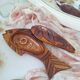 Wooden fish box
