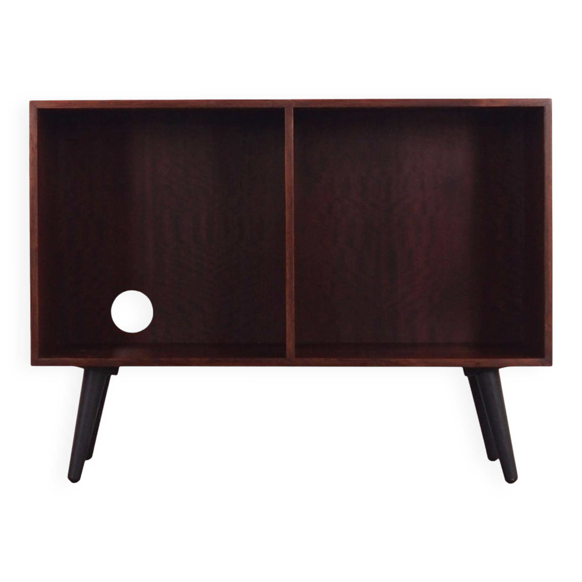 Bibliothèque en acajou, design danois, années 1970, fabricant : Bramin