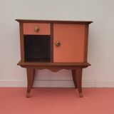 Upcycled 50s-60s bedside table