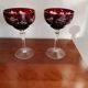Crystal champagne glasses