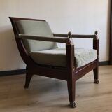 1 fauteuil style Empire / Époque Consulat Retour d'Egypte des années 60