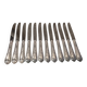12 silver-plated table knives by silversmith Florinet Frionnet