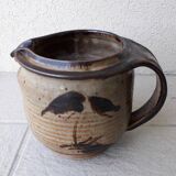 Stoneware pitcher