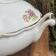 Soupière Digoin Sarreguemines motif romantique