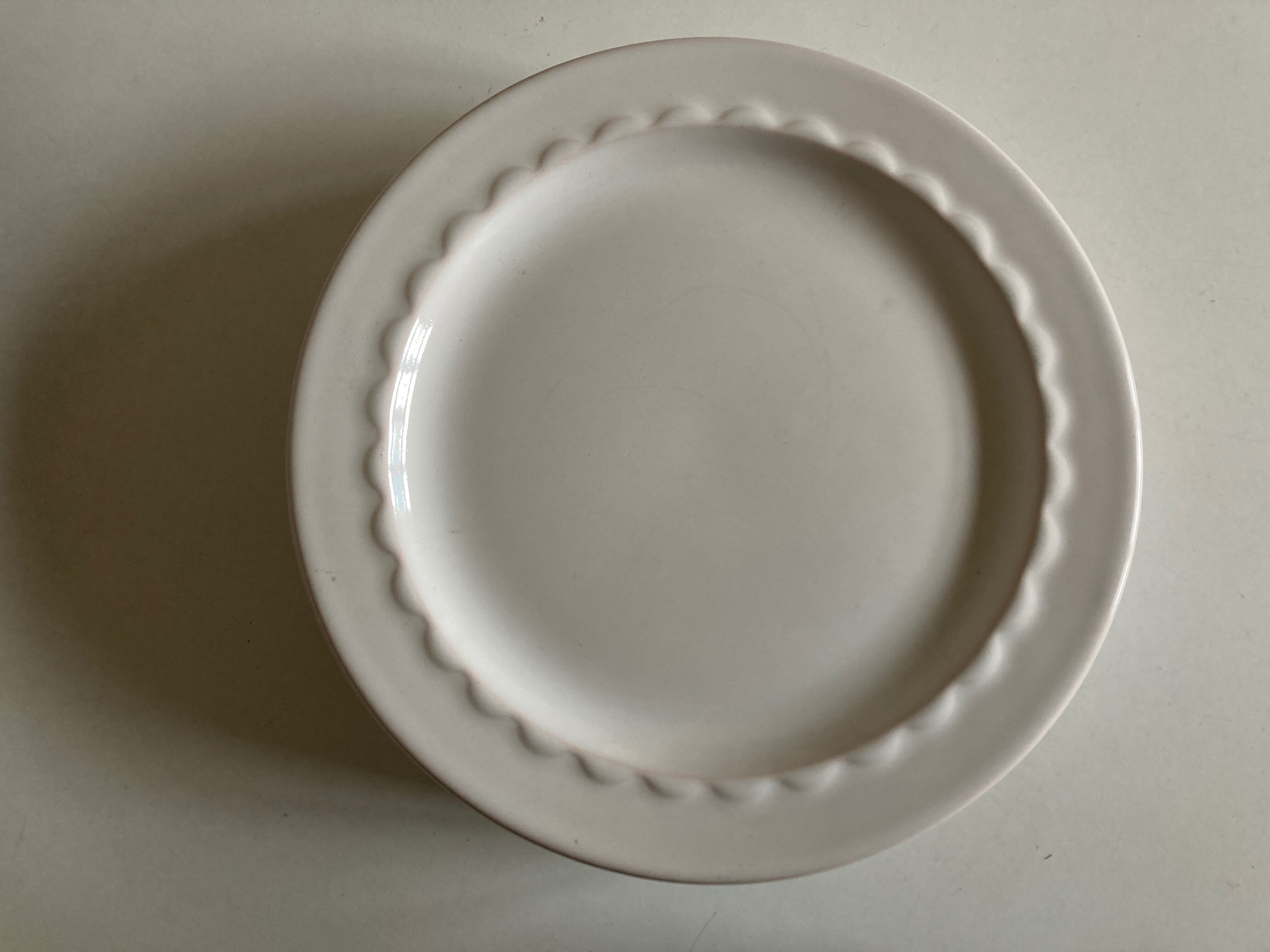 Set of 6 plates of glazed earth 1970 Pierre Motton for Gien